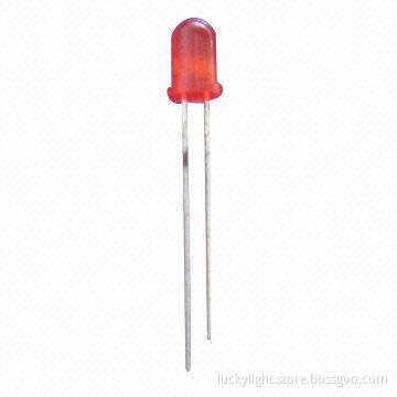 5mm Round Hyper Red LED with 640nm Wavelength, 30° Viewing Angle